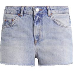 Bermudy damskie: Topshop Petite MOM Szorty jeansowe blue denim