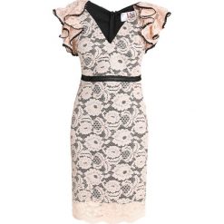 Forever Unique Sukienka koktajlowa nude/black. Brązowe sukienki koktajlowe Forever Unique, z materiału. Za 419,00 zł.