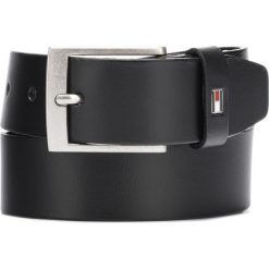 Tommy Hilfiger Adan Pasek Czarny. Czarne paski męskie TOMMY HILFIGER, w paski, ze skóry. Za 175,95 zł.