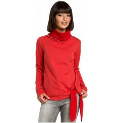 Bewear Bluza Damska Xl Czerwony. Czerwone bluzy damskie BeWear, xl, bez wzorów, z materiału, bez rękawów, bez kaptura. W wyprzedaży za 166,00 zł.