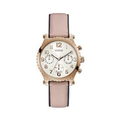 Zegarek GUESS - Athena GW0036L3 PINK/GOLD. Różowe zegarki damskie Guess. W wyprzedaży za 449,00 zł.