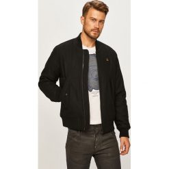 G-Star Raw - Kurtka bomber. Czarne płaszcze męskie G-Star RAW, s, bez wzorów, z elastanu, retro, krótkie, bez kaptura. W wyprzedaży za 549,90 zł.