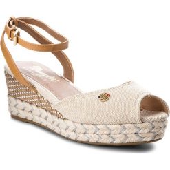 Espadryle WRANGLER - Stardust Bella WL181622 White 51. Brązowe espadryle damskie marki Wrangler, bez wzorów, ze skóry ekologicznej, bez obcasa, na obcasie. Za 249,00 zł.