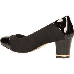 CZÓŁENKA SERGIO LEONE 3830. Czarne buty ślubne damskie Casu. Za 89,99 zł.