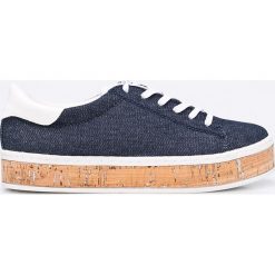 S. Oliver - Buty. Szare buty sportowe damskie S.Oliver, z materiału. W wyprzedaży za 99,90 zł.