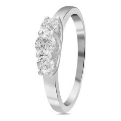 Unikalny Złoty Pierścionek - złoto 585, Brylant 0,50ct. Żółte pierścionki damskie W.KRUK, z brylantem, złote. Za 6690,00 zł.