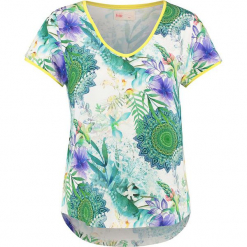 Koszulka "Viridi" w kolorze zielonym ze wzorem. Zielone t-shirty damskie Hip, xs. W wyprzedaży za 136,95 zł.
