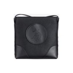 U.S. Polo Assn Cross body bag Czarny. Czarne torebki klasyczne damskie U.S. Polo Assn., w paski, z materiału, bez dodatków. Za 378,95 zł.