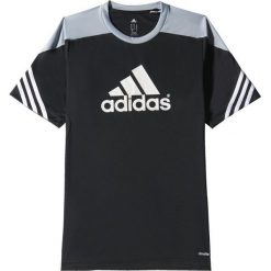 Adidas Koszulka męska Sereno 14 czarno-szara r. L (F49700). Czarne koszulki sportowe męskie Adidas, l. Za 68,19 zł.
