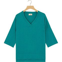 Swetry klasyczne damskie: Sweter w kolorze morskim