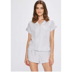 Calvin Klein Underwear - Top piżamowy. Szare piżamy damskie Calvin Klein Underwear, l, z materiału, z krótkim rękawem. W wyprzedaży za 139,90 zł.