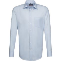 Seidensticker MODERN FIT B&T Koszula biznesowa rot. Niebieskie koszule męskie marki Seidensticker, m, bez wzorów, z bawełny, biznesowe, bez kołnierzyka, bez rękawów. Za 349,00 zł.