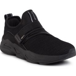 Buty SPRANDI - WP40-9666Z Black. Czarne buty sportowe damskie Sprandi, bez wzorów, ze skóry ekologicznej, sportowe, na fitness i siłownię. Za 119,99 zł.