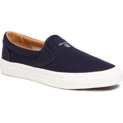 Tenisówki GANT - Sundale 20678439 Marine G69. Niebieskie półbuty męskie GANT, na co dzień, bez wzorów, ze skóry, eleganckie, bez zapięcia. Za 339,00 zł.