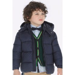 Mayoral - Kurtka bomber dziecięca 92 - 134 cm. Zielone kurtki chłopięce Mayoral, bez wzorów, z poliesteru, krótkie, z kapturem. Za 157,90 zł.