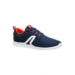 Buty do chodu sportowego męskie Soft 140 Mesh granatowo-czerwone. Niebieskie buty fitness męskie NEWFEEL, z meshu. Za 69,99 zł.
