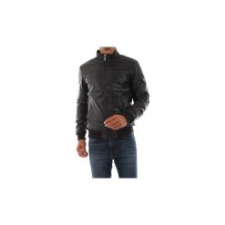 Kurtki skórzane Guess M93L04 WBS20. Czarne kurtki męskie Guess, m, z aplikacjami, bez kaptura. Za 507,05 zł.