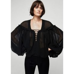 Bluzki damskie: Mango – Bluzka Sash