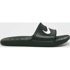 Nike Sportswear - Klapki. Białe klapki damskie Nike Sportswear, bez wzorów, z materiału, bez obcasa, na obcasie. Za 89,90 zł.