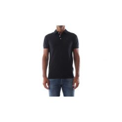 Koszulki polo z krótkim rękawem Tommy Jeans DM0DM04266 FINE PIQUET. Czarne koszulki męskie Tommy Jeans, s, bez wzorów, z jeansu, z krótkim rękawem. Za 197,17 zł.
