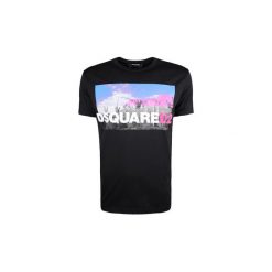 T-shirty z krótkim rękawem Dsquared -. Czarne t-shirty męskie Dsquared, xl, bez wzorów, bez kołnierzyka, krótkie. Za 499,00 zł.