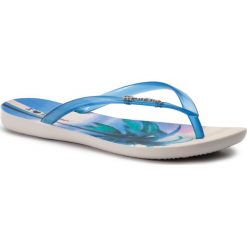 Japonki IPANEMA - Wave Tropical III Fem 82687 Beige/Blue 20294. Niebieskie klapki damskie Ipanema, bez wzorów, z tworzywa sztucznego, bez obcasa. W wyprzedaży za 69,00 zł.