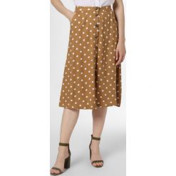 Minimum - Spódnica damska – Sodot, brązowy. Pomarańczowe spódniczki damskie Minimum, w grochy, eleganckie. Za 349,95 zł.