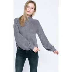 Calvin Klein Jeans - Sweter. Szare swetry klasyczne damskie marki Calvin Klein Jeans, s, z bawełny. W wyprzedaży za 299,90 zł.