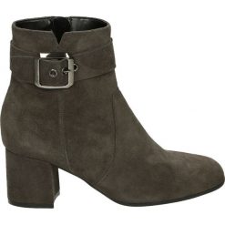 Botki - 26533 CAM FUM. Szare botki damskie marki Venezia, ze skóry. Za 319,00 zł.