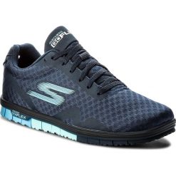 Buty SKECHERS - Go Mini Flex 14006/NVY Navy. Niebieskie buty do fitnessu damskie Skechers, z materiału. W wyprzedaży za 179,00 zł.
