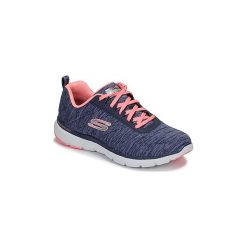 Fitness buty Skechers FLEX APPEAL 3.0. Niebieskie buty sportowe damskie marki Skechers, bez wzorów, na fitness i siłownię. Za 289,00 zł.