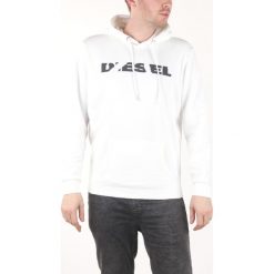 Diesel S-Agnes-Bro Bluza Biały. Białe bluzy męskie Diesel, s, z nadrukiem, z bawełny, bez kołnierzyka, bez rękawów, bez kaptura. Za 233,95 zł.