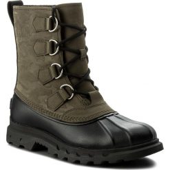 Botki męskie: Śniegowce SOREL - Portzman Classic Camo NM2633 Black 383