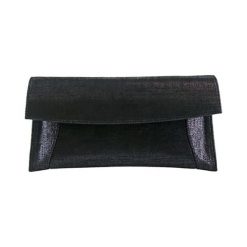 Puzderka: Skórzana kopertówka w kolorze granatowym – (S)29 x (W)13 cm
