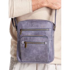 Torba męska skórzana Always Wild 22399 granat - Granatowy. Niebieskie torby męskie skórzane . Za 149,99 zł.