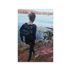 Plecak Explorer 40l Black. Czarne plecaki męskie marki Fish dry pack, bez wzorów, z materiału, sportowe. Za 219,00 zł.