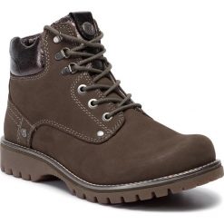 Trapery WRANGLER - Alaska Laminated WL92510A Stone 121. Zielone trapery damskie Wrangler, z nubiku. W wyprzedaży za 279,00 zł.