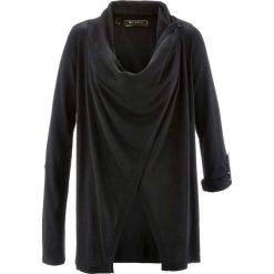Kardigany damskie: Sweter rozpinany bonprix czarny