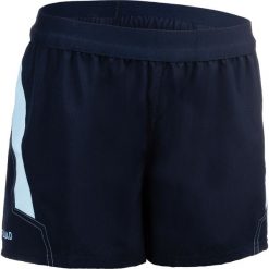 Spodenki do rugby R500 damskie. Niebieskie szorty damskie OFFLOAD, xs, bez wzorów, z elastanu. Za 39,99 zł.