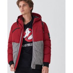 Pikowana kurtka z kapturem - Bordowy. Czerwone kurtki męskie House, s, bez wzorów, z kapturem. Za 229,99 zł.