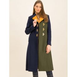 Płaszcz przejściowy Tory Burch Color Block 61204. Płaszcze damskie Tory Burch, bez wzorów, z wełny. W wyprzedaży za 1869,00 zł.