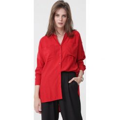 Czerwona Koszula Zinc. Czerwone bluzki damskie Born2be, s, klasyczne. Za 99,99 zł.