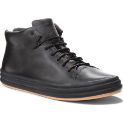 Sneakersy CAMPER - Hoops K400206-008 Oilylusion Negro/Hoops Negro/O. Czarne półbuty damskie Camper, bez wzorów, ze skóry, bez obcasa, na płaskiej podeszwie, bez zapięcia. W wyprzedaży za 309,00 zł.