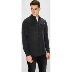 Jack & Jones - Koszula. Szare koszule męskie Jack & Jones, m, bez wzorów, z bawełny, klasyczne, z klasycznym kołnierzykiem, z długim rękawem. W wyprzedaży za 119,90 zł.