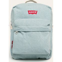 Levi's - Plecak. Niebieskie plecaki damskie Levi's®, bez wzorów, z bawełny. Za 169,90 zł.