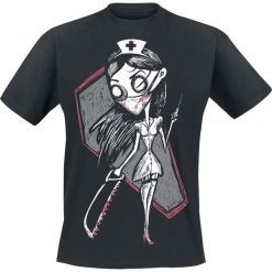 Grimm Nurse Psycho T-Shirt czarny. Czarne t-shirty męskie z nadrukiem Grimm, s, z okrągłym kołnierzem. Za 99,90 zł.