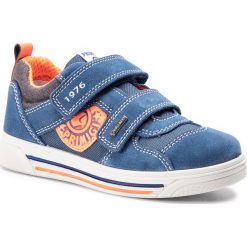 Sneakersy PRIMIGI - GORE-TEX 3383300 M Blue. Niebieskie trampki chłopięce Primigi, bez wzorów, ze skóry, na rzepy. W wyprzedaży za 199,00 zł.
