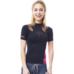 Topy sportowe damskie: JOBE Koszulka damska Rashguard Czarna r. XL