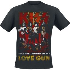 Kiss Love Gun T-Shirt czarny. Czarne koszulki męskie Kiss, l, bez wzorów, bez kołnierzyka. Za 74,90 zł.