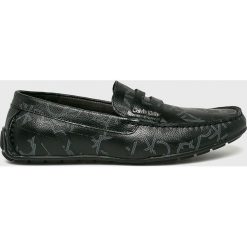 Calvin Klein - Mokasyny. Czarne mokasyny męskie marki Calvin Klein, ze skóry. Za 649,90 zł.